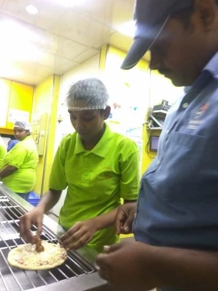 Zest College of Hotel Management Hyderabad Field Visit (Make My Pizza)  photo 6